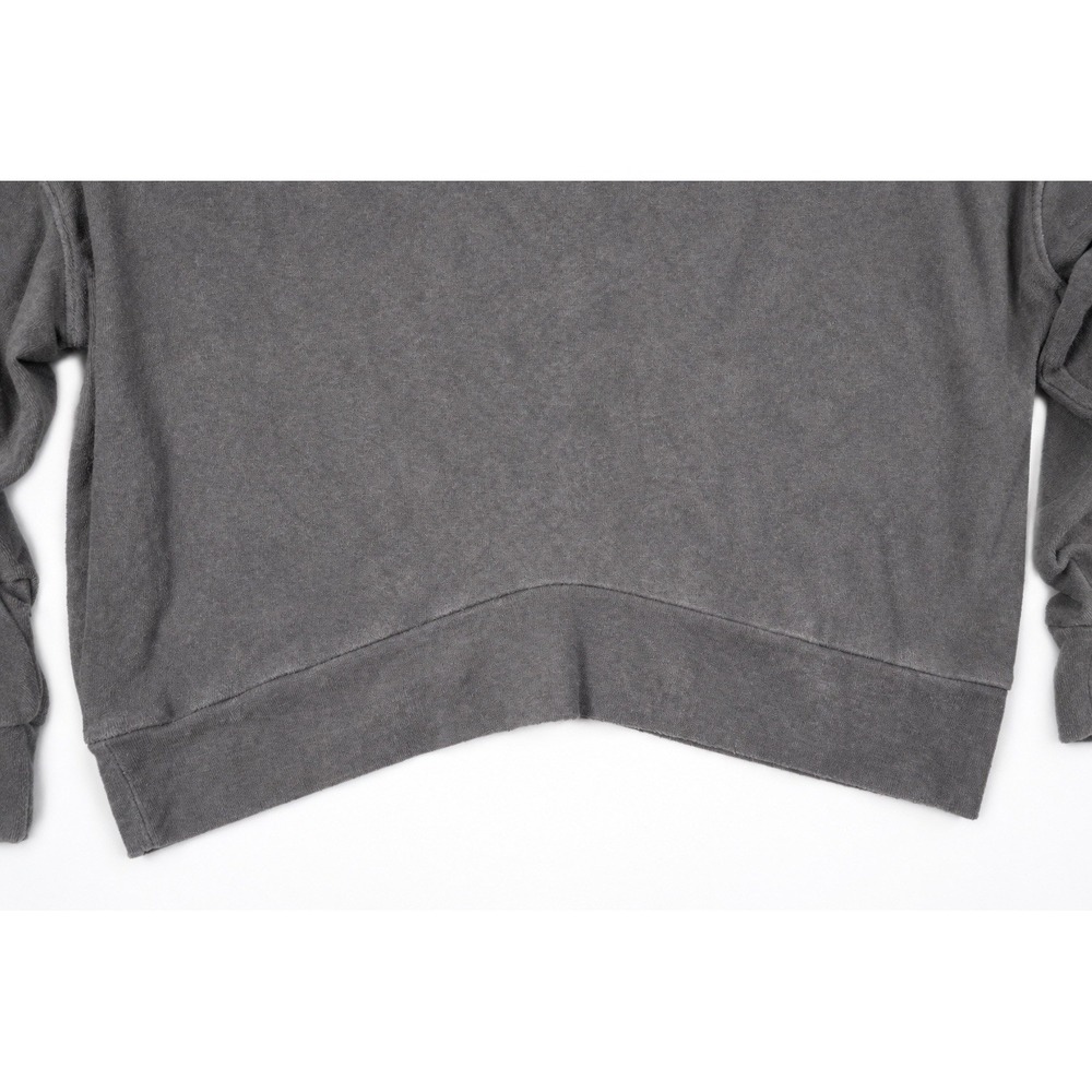 Varley Lyle Top Large Pavement Gray Terry Cotton Oversized Sweatshirt - Picture 8 of 8